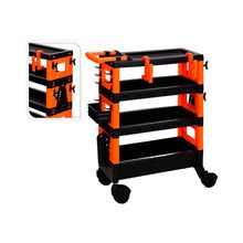 Carro de transporte para herramientas negro/naranja