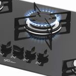 Cocina-empotrar-5Q-llama-normal-GN-vidrio-Negro-Fischer-2-33547