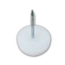 Deslizador plastico 15mm blanco
