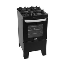 Cocina de Piso 4H agile Up Glass negro Dako