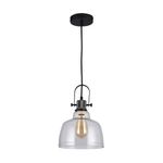 L-mpara-colgante-Metal-Vidrio-Transparente-40w-E27-1-34147