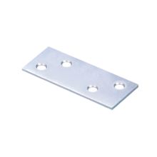Placa rectangular 76x19mm acero zincado