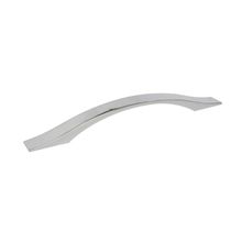 Manija 128 mm de aluminio cromado