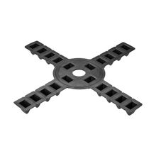 Soporte para maceta 30cm Negro