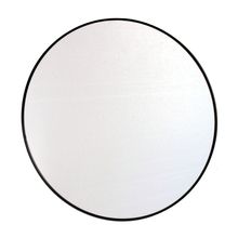 Espejo circular metálico Negro 100cm