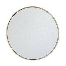 Espejo circular metálico Dorado 100cm