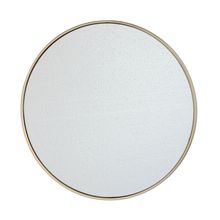 Espejo circular metálico Dorado 50cm
