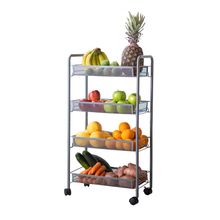 Carrito multi funcional 4 niveles Gris Brügmann