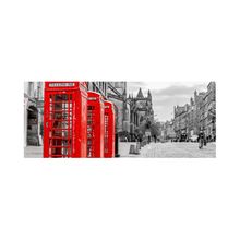 Cuadro Londres Rojo 40x100cm