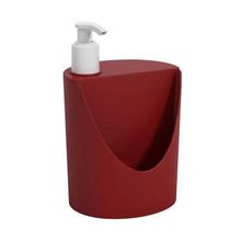 Dispensador de Liquido 600ml color Rojo Bold Coza