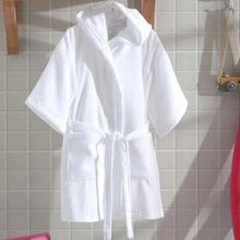 Bata de Baño infantil talla M Blanco