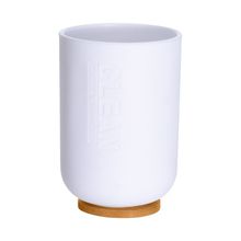 Vaso Bamboo Blanco