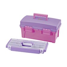 Caja organizadora 16 rosa lila vanity elegance