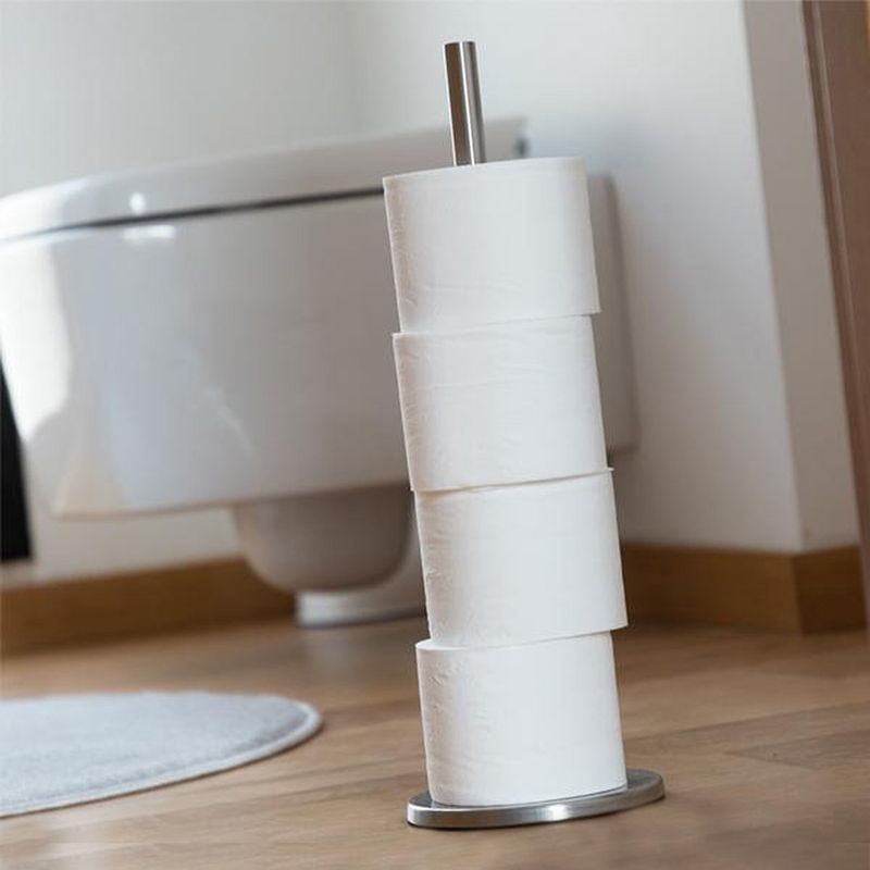 Porta-rollo-de-papel-higi-nico-Plateado-2-34947