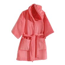 Bata de Baño infantil talla P Rosa