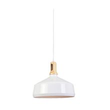 Lámpara colgante vintage Blanco 1 luz E27