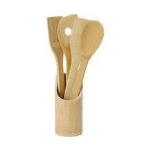 Set de utensilios para cocina Bambú 5 piezas