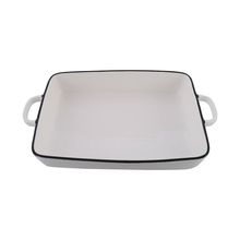 Bandeja 35x19.5x7cm Blanca