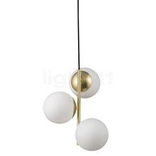 Lámpara colgante 3 luces Dorado mate 60w E27