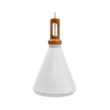 Lámpara colgante vintage Blanco E27 cono