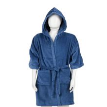 Bata de Baño infantil talla G Azul