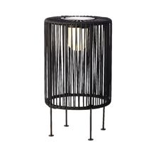 Lámpara de Mesa solar D24-H42 Negro