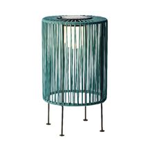 Lámpara de Mesa solar D24-H42 Turquesa