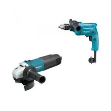 Kit MT Blue : M0801B Taladro Percutor 1/2" + Amoladora angular 4 -1/2" de 540W