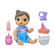 Muñeca cambio de pañal cabello castaño Baby Alive