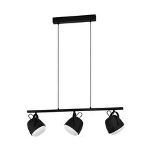 Lámpara Colgante metal UPANEMA Negro E27 3x28w