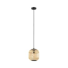 Lámpara Colgante BORDESLEY metal Negro E27 1x28w