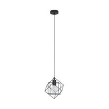 Lámpara Colgante STRAITON metal Negro E27 1x60w