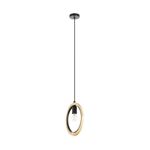 L-mpara-Colgante-BASILDON-metal-madera-Negro-E27-1x40w-2-36101