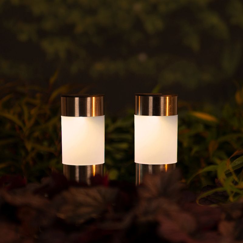 Set-L-mpara-solar-LED-Acero-luz-c-lida-14cm-3-36269