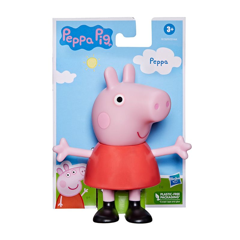 Peppa Pig figura articulada de cerdita, Muñecas y Accesorios, F6158 
