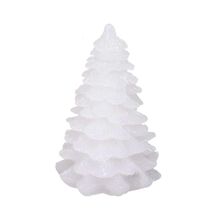 Vela led arbol 12cm blanco