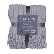 Manta 152x127cm color Gris Claro