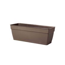 Maceta rectangular camel 47cm