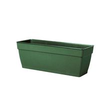 Maceta rectangular verde 47cm