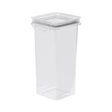 Recipiente cuadrado 1.24l gris