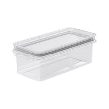 Recipiente rectangular 875ml gris