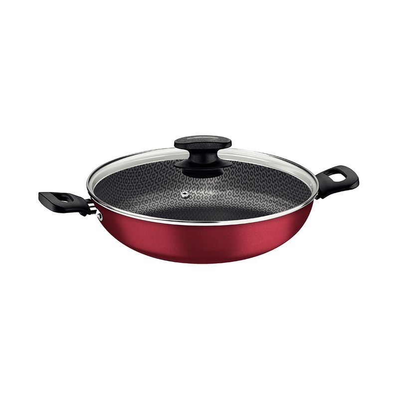 Wok-con-Tapa-de-vidrio-LORETO-28cm-Rojo-1-37563