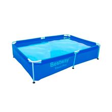 Piscina rectangular de 1500 litros Azul