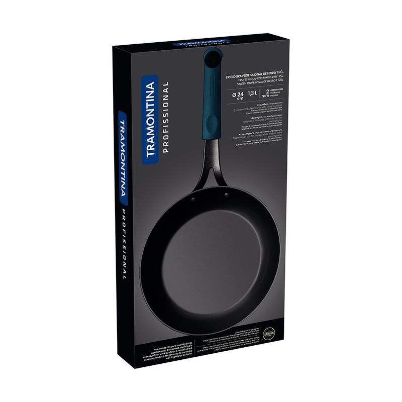 Tramontina Gourmet Ceramica Deluxe - Sartén (8 pulgadas), color negro  metálico