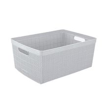 Canasta 30 litros FIQUE Gris Hielo Rimax