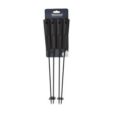 Set de 4 pinchos para asado 45.5cm
