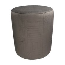 Taburete terciopelo GRAPHIC color Gris