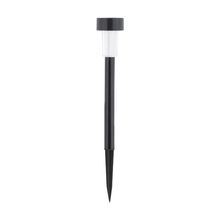 Lámpara solar LED metal Negro 35cm