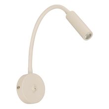 Lámpara de Pared Aluminio color Blanco 1 luz 2,5w 100-240v 3000k