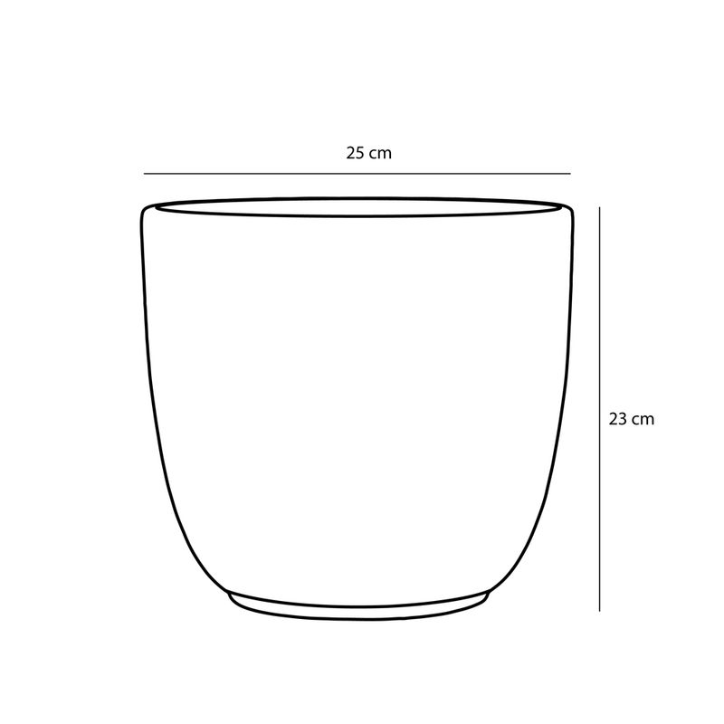 Maceta-decorativa-taupe-mate-23x25-Tusca-2-38581